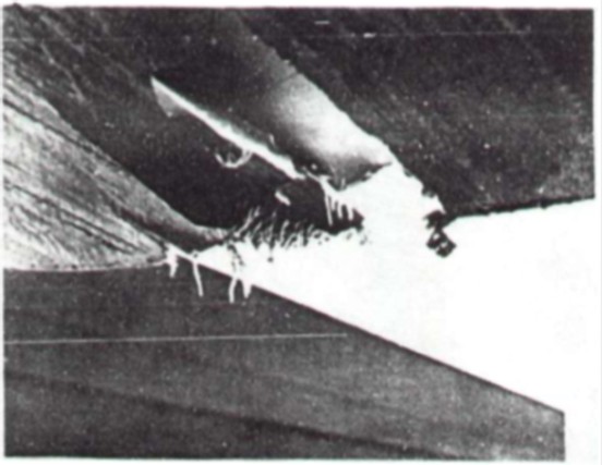 Accident report photograph of Douglas C-47 42-93683
