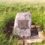 Memorial near the crash site of Boeing B-17G 43-37776 at Nailstone, Leicestershire