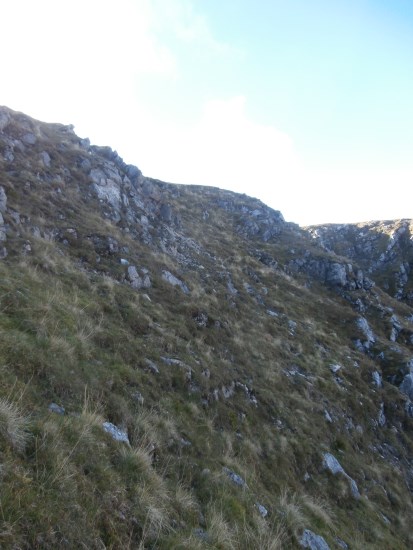 Point of impact of McDonnell F-101C 56-0013 at the crash site on Maol Odhar, Strontian