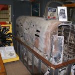 Rear fuselage of Armstrong Whitworth Whitley N1498 which crashed on Carn a Choire Mhoir, near Tomatin, at the Midland Air Museum, Coventry