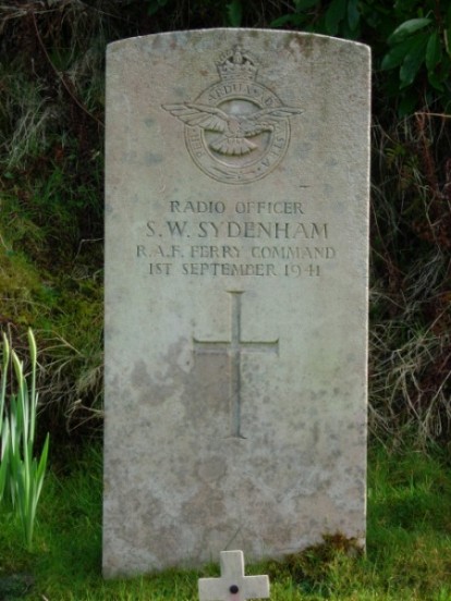 Grave of Samuel Walter Sydenham at Kilkerran Cemetery, Campbeltown