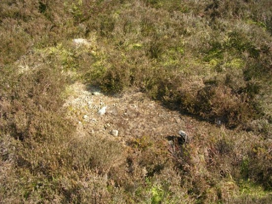 Wreckage at the crash site of Mosquito DD750, White Crag, Silsden, Yorkshire