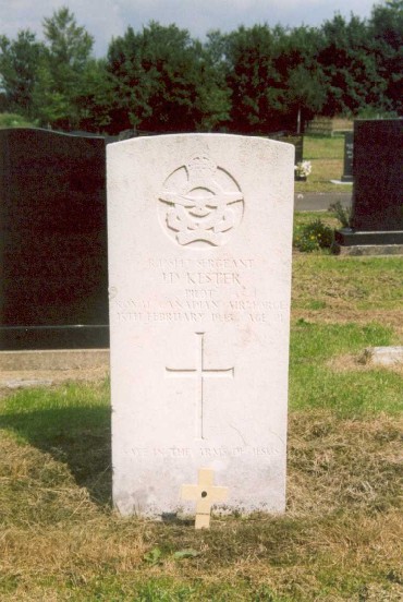 Grave of Sergeant John Douglas Kester at Buxton Cemetery, Derbyshire