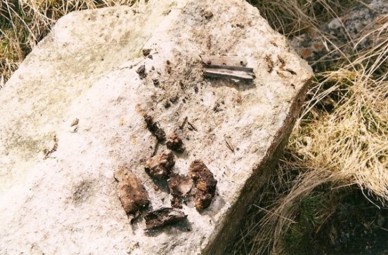Wreckage at the crash site of Avro Anson Mk.I N5371 on Foel Fras, the Carneddau