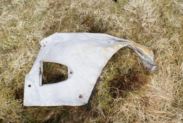 Wreckage from Airspeed Oxford T1287 on Shalloch on Minnoch, Ayrshire
