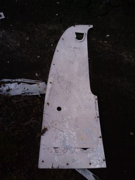 Wreckage at the crash site of Whitley Mk.V BD295 on Carn nan Tri-tighearnan near Nairn