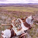 Armstrong Siddeley Cheetah engine at the crash site of Airspeed Oxford Mk.2 V3910 on Maol an Taillier, Nairn, Highland