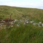 Crash site of Avro Anson L7949 on Lairdside Hill near Lochwinnoch