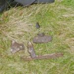 Small pieces of wreckage found at the crash site of Vickers Wellington Mk.10 MF627 on Rod Moor, Sheffield