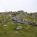 Section of wing spar at the crash site of Hawker Hurricane V6565 on Slight Side, Sca Fell